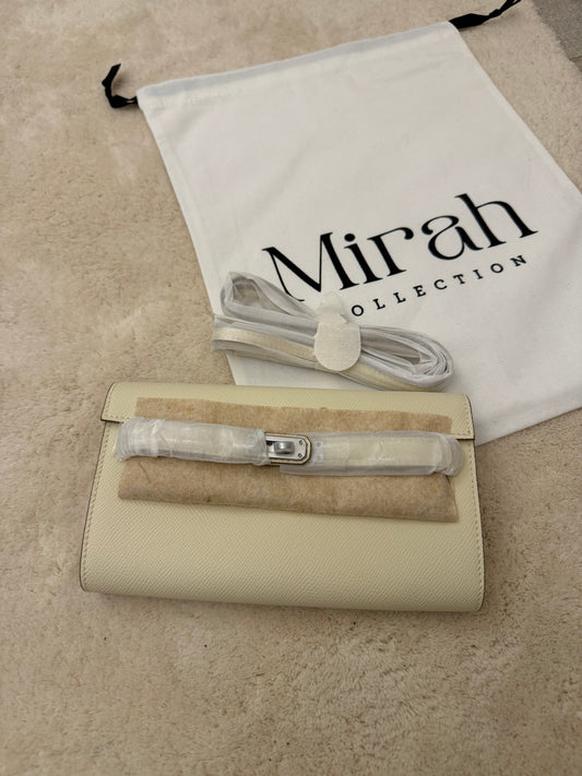 PF IVOIRE ARGENT CUIR RIGIDE PROMO