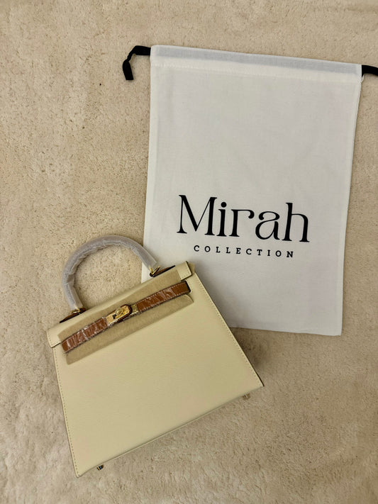 MIRAH BI-COLOR CRÈME & CAMEL