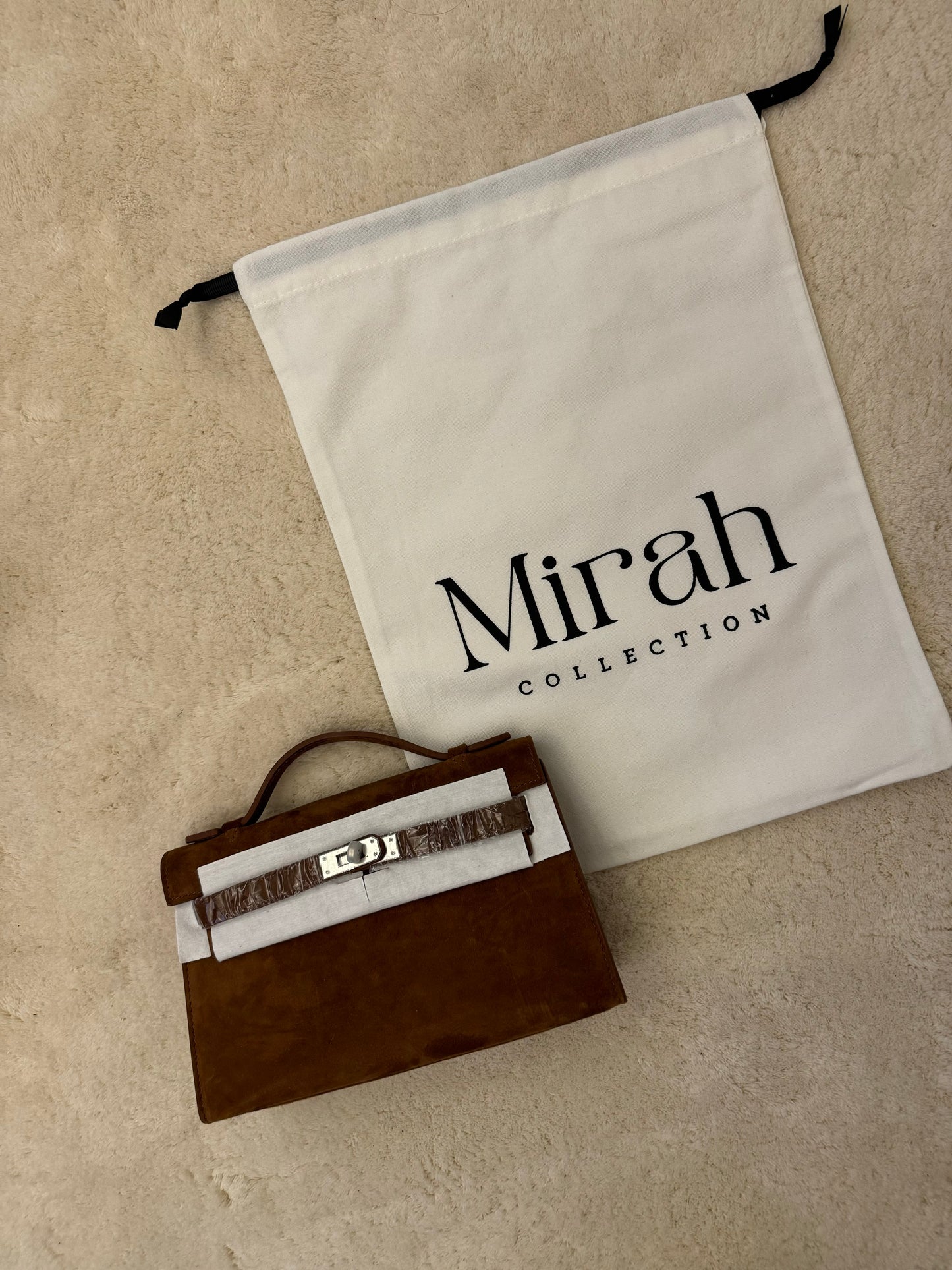 MAÏA CAMEL DAIM ARGENT PROMO