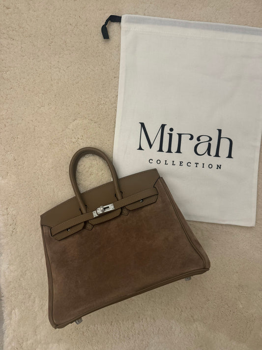 TESNÏM TAUPE CLAIR DAIM/CUIR