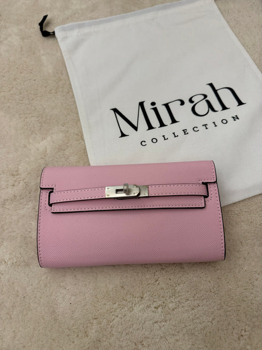 PF ROSE ARGENT CUIR RIGIDE PROMO