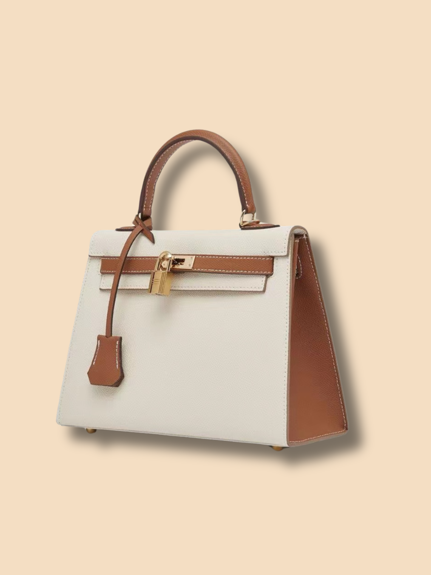 MIRAH BI-COLOR CAMEL / CRÈME 25 OR PROMO